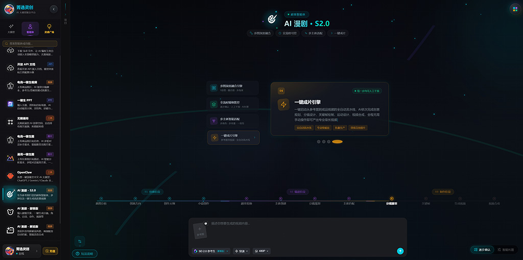 一键生PPT与演示版式示意